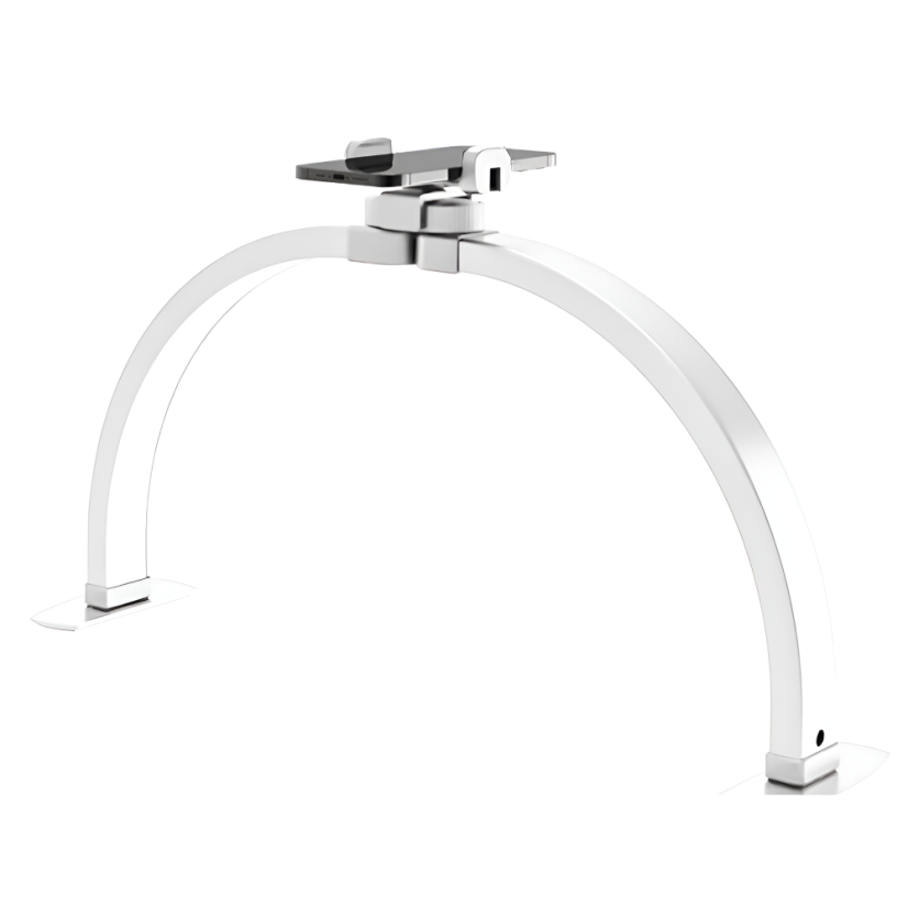 MOON Lámpara de mesa cosmética plegable blanca