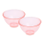 Bafi set - cuenco de silicona color melocotón, talla S – 2 uds.