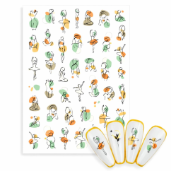 MANYBEAUTY Pegatinas YZW-S343