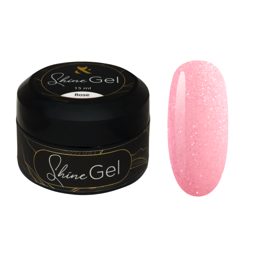 F.O.X – gel Shine Gel Rose (jar), 15 ml