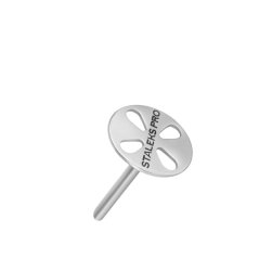 STALEKS PODODISC M, PDset-20 - disco de acero inoxidable para pedicura 20 mm