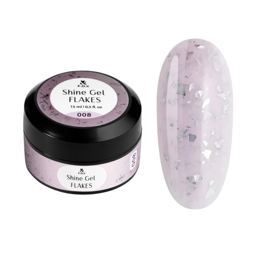 F.O.X - gel Shine Flakes 008, 15 ml
