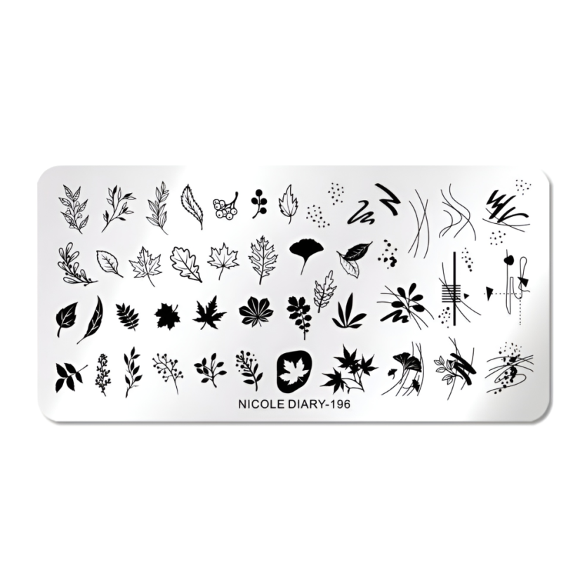 NICOLE DIARY - šablony na nehty 196