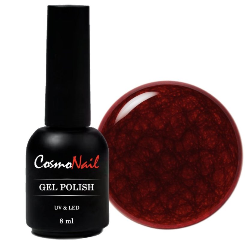 COSMONAIL Gel Polish Vitrage 006 Amber Red, 8 ml