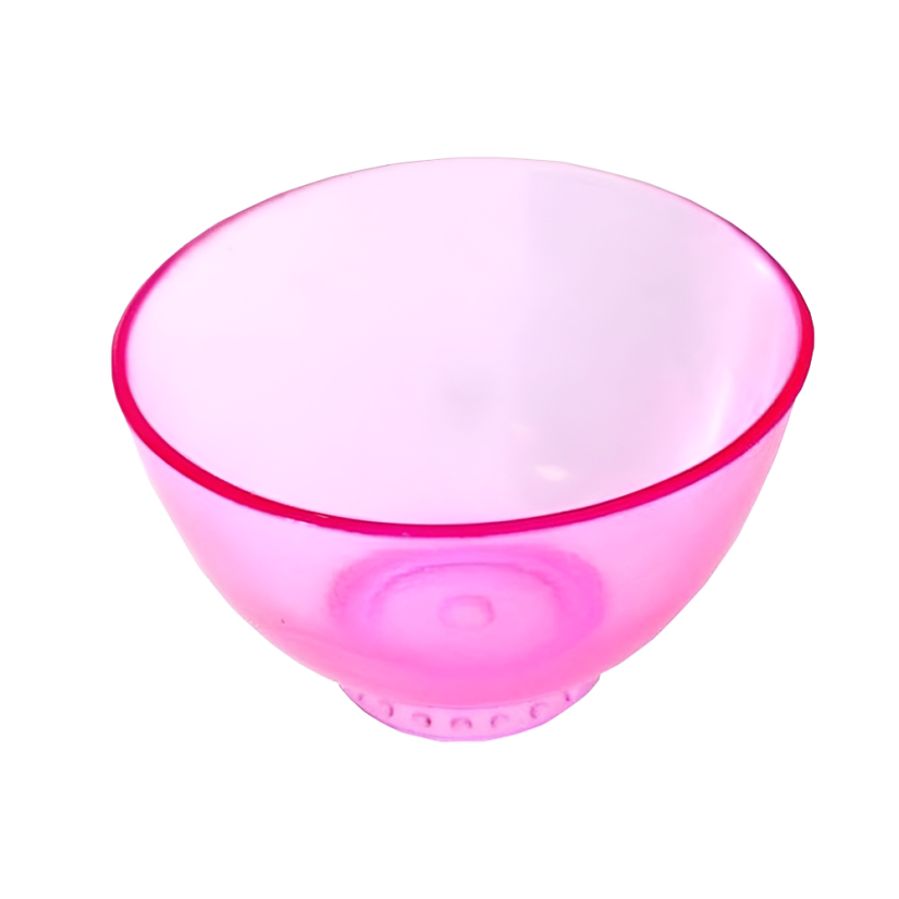 Miska silikonová růžová, S