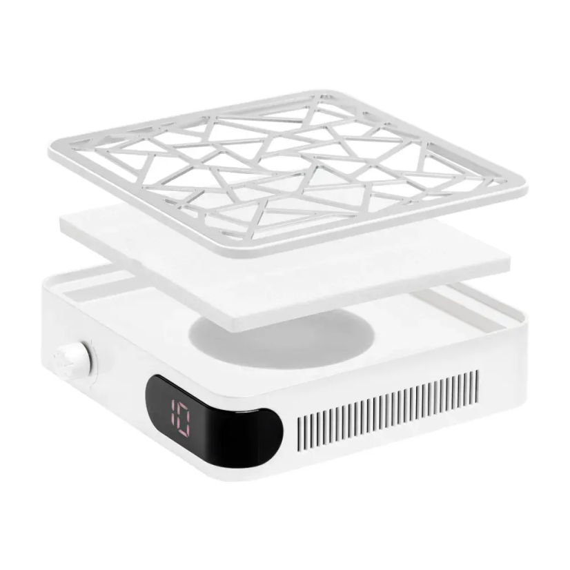 MOMO P10 Pro Aspirador profesional para uñas, blanco