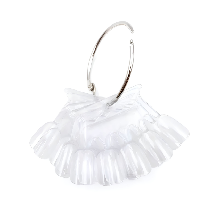 BAFI Puntas de laca en gel "Corona", transparente