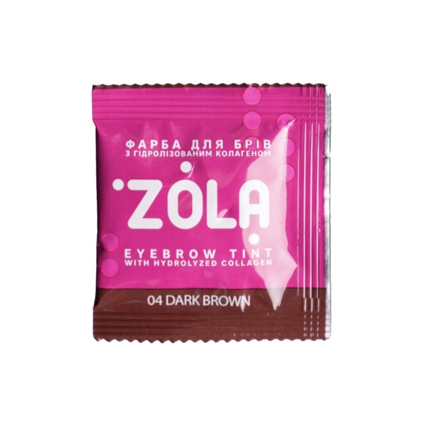 ZOLA Dark brown - set de pintura + oxidante 3%, 5 ml