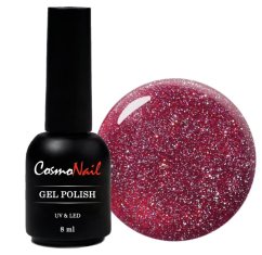 CosmoNail Gel polish Flashing disco 31 Strawberry Sparkle, 8 ml