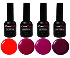 COSMONAIL Sada Gel Lak Red Passion