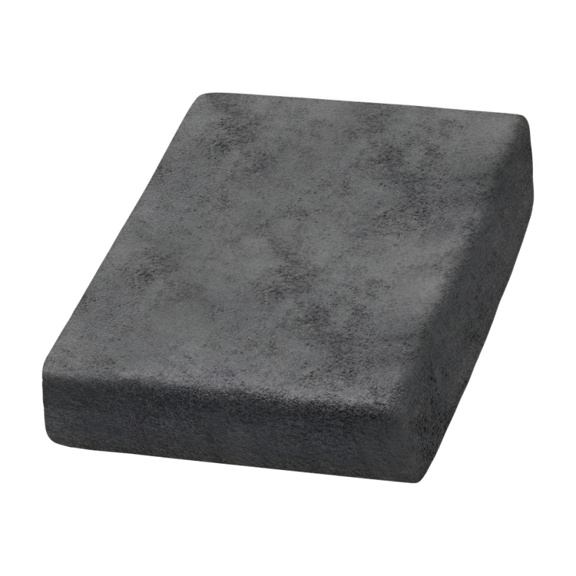 ACTIVESHOP Funda de felpa para sofá cosmético, gris oscuro
