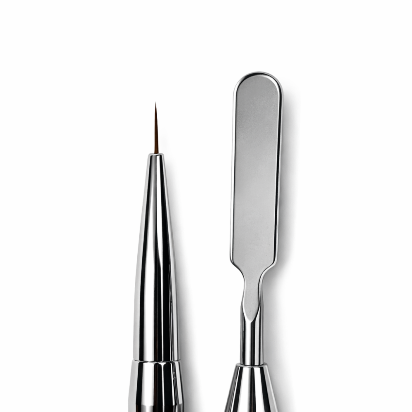 COSMONAIL Set de pinceles para uñas - 2 pc