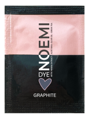 NOEMI Lash & Brow Dye – tinte híbrido para pestañas y cejas Graphite, sobre de 1 g