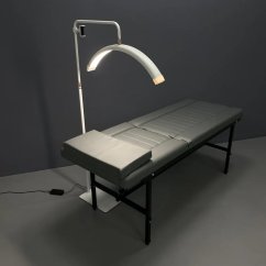 Stojací kosmetická lampa MOON, bílá, 71 cm