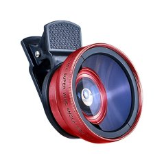 Mobile phone lens 2 in1, red