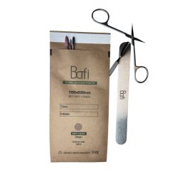 BAFI Bolsas de esterilización 100x200 mm, 100 unidades