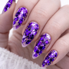 Fólie na nehty, fialová