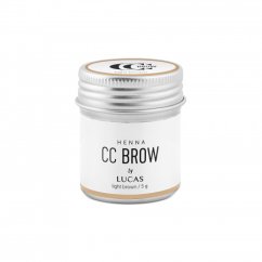 LUCAS COSMETICS - henna na obočí světlé hnědá, 5 g