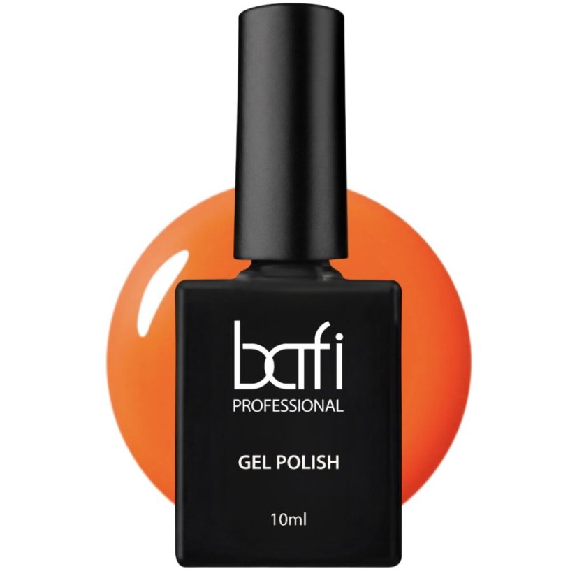 BAFI Gel Polish 016 Orange Pop, 10 ml