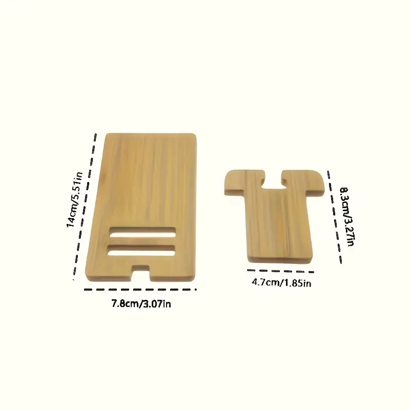 Soporte para móvil, madera