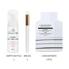 GLAMLASH - sada dávkovač a šampon 5 ml x 5 ks