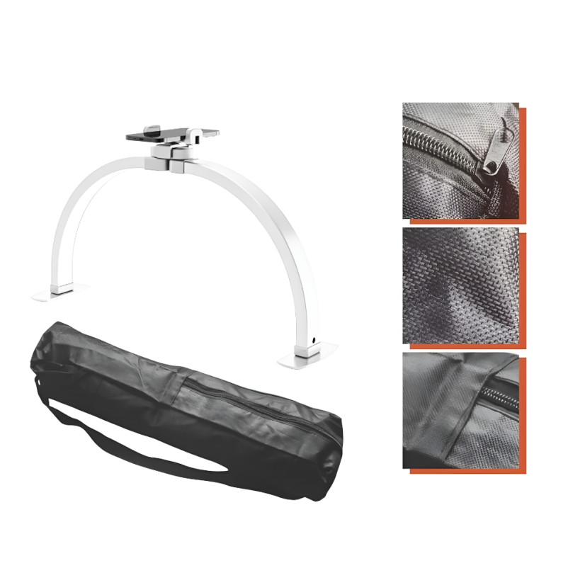 Lámpara de mesa cosmética plegable MOON, blanca