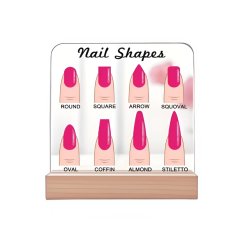 Akrylový stojánek Nail Shapes