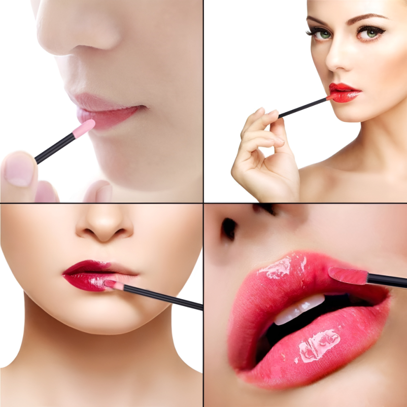 Bafi Aplicador para labios y pestañas, 50 pcs