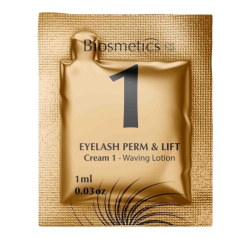BIOSMETICS Waving Lotion 1 Laminace obočí a řas, 1 ml