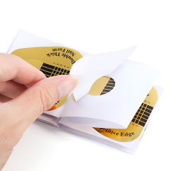 Papírové zlaté šablony pro modeláž nehtů, 50 ks