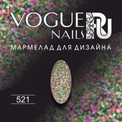 VOGUE NAILS Design Marmeláda 521, 5 g