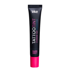 ZOLA Tattoo Tint Dark Grey - barva na obočí a řasy, 15 ml