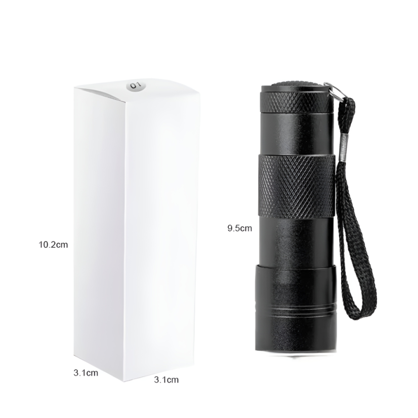 Mini LED lampa na nehty, černá