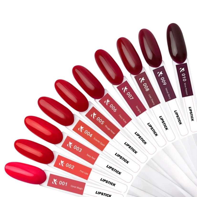 F.O.X - gel lak Lipstick Collection 004, 7 ml