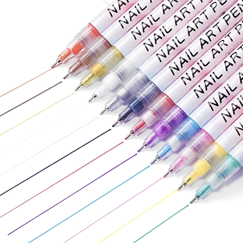 BORN PRETTY - маркер для маникюра, черный