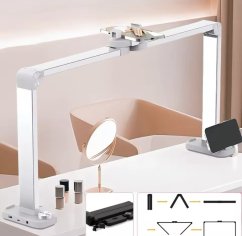 Stolní skládací vyplňovací LED lampa, bílá
