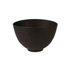 Black silicone bowl, size S