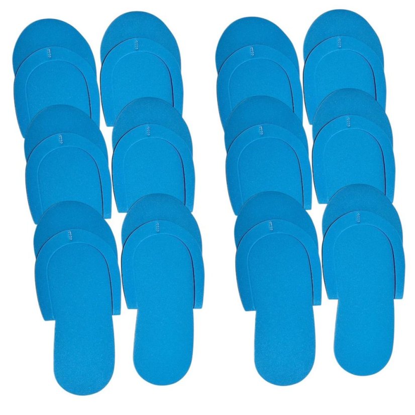 Zapatillas de vinilo, 12 pares