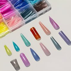 BAFI Dual formy na nehty barevné, mix tvarů