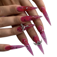 COSMONAIL Gel Polish Vitrage 010 Rhodolite Garnet, 8 ml