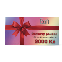 Подарочный сертификат 2000 Kč