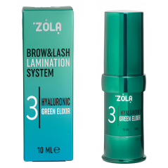 ZOLA Color Lab Hyaluronic Green Elixir 03 - laminace obočí a řas N3, 10 ml