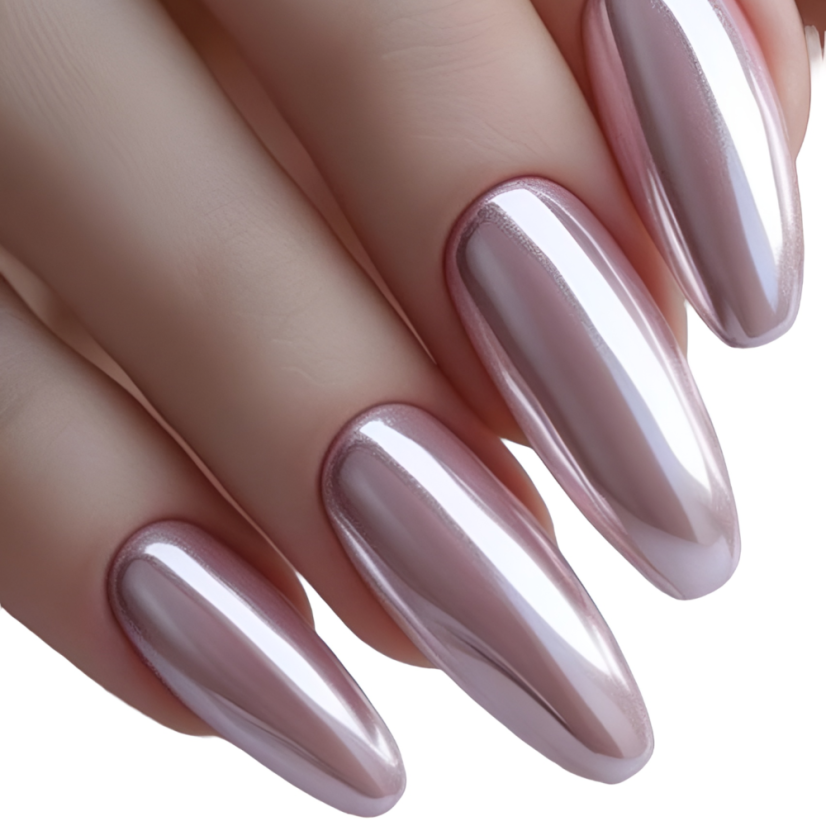 NICOLE DIARY Solid chrome 5 - Pigmento cromado para uñas con efecto espejo