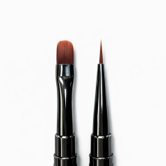 BAFI Sada štětců na gel Oval & Liner - 2 ks