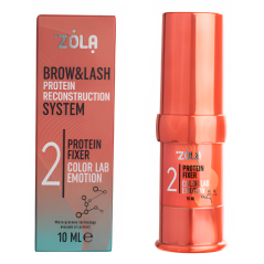 ZOLA Color Lab Emotion Protein Fixer - состав для ламинирования ресниц и бровей N2, 10 ml
