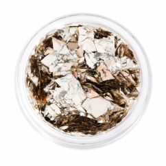 ALLEPAZNOKCIE Efecto espejo roto 2 - decoración con purpurina