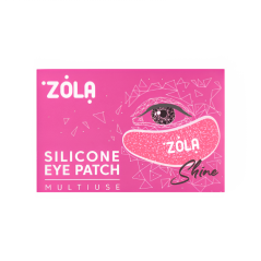 ZOLA - silikonové podložky pod oči růžové, 1 pár