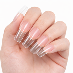 Типсы прозрачные с укороченной клеевой зоной, 110 шт