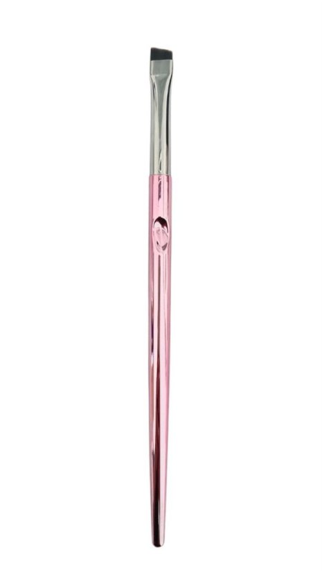 BAFI Eyebrow brush - bevelled wide, pink