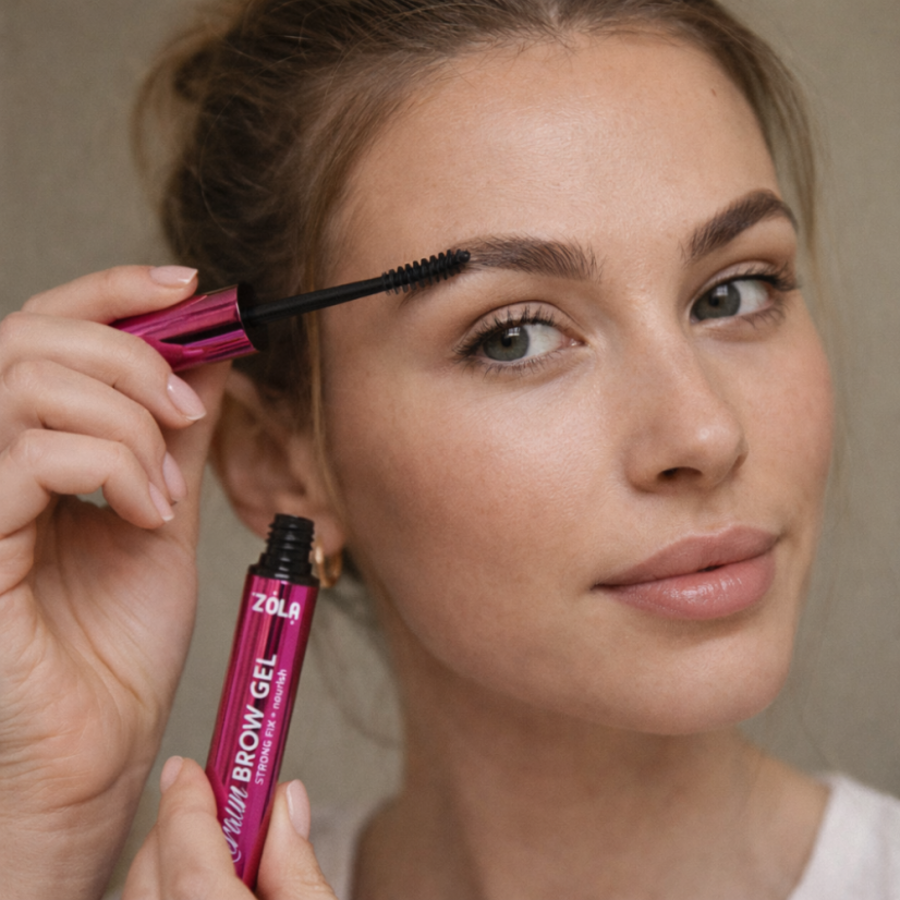 ZOLA Keratin Brow Gel Strong Fix + Nourish -  fixační gel na obočí s keratinem, 5 ml